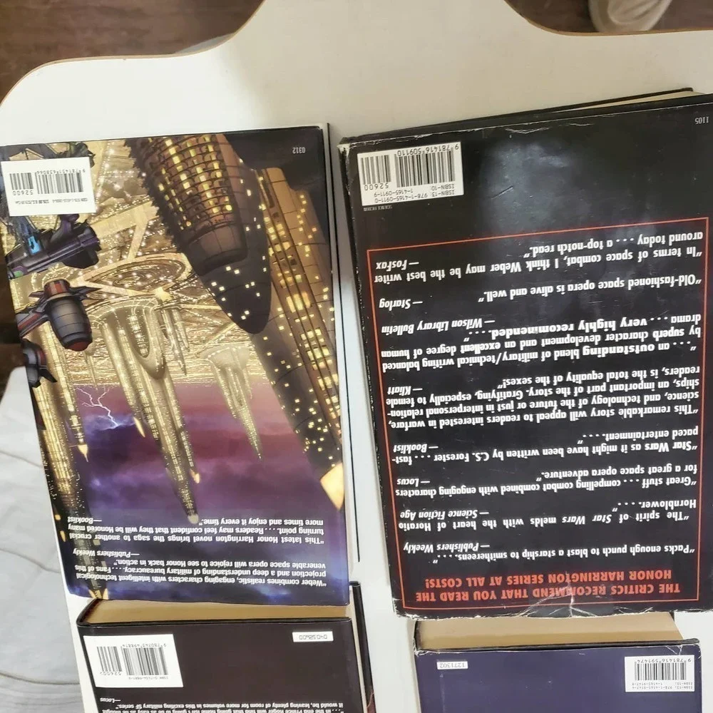 David Weber Classic 4 Book Science Fiction Bundle Novel Vintage Set